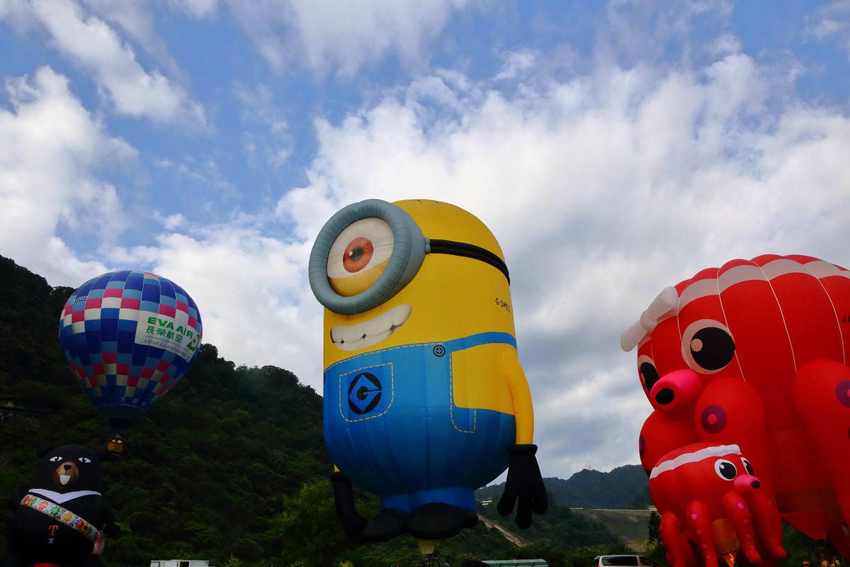 【遊。桃園】2019桃園石門熱氣球嘉年華。今夏第一發～石門水庫熱氣球又來惹！
