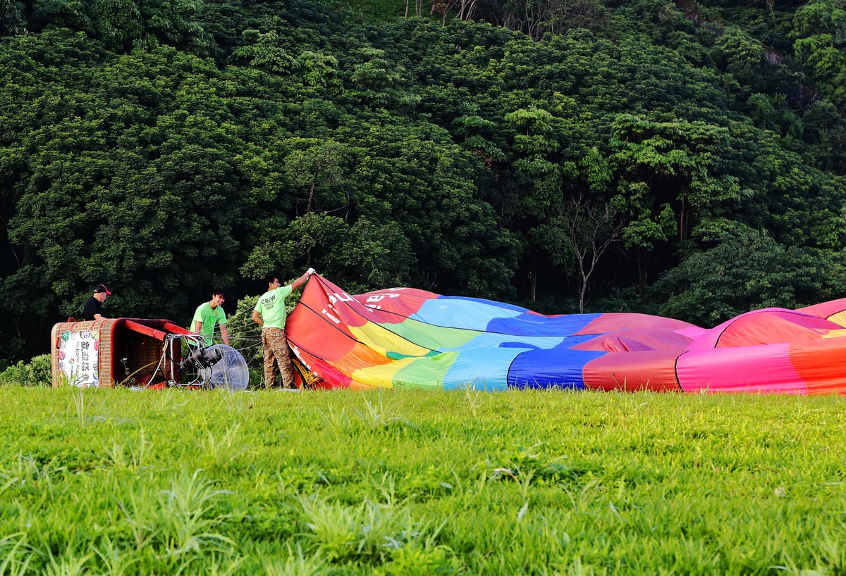 【遊。桃園】2019桃園石門熱氣球嘉年華。今夏第一發～石門水庫熱氣球又來惹！