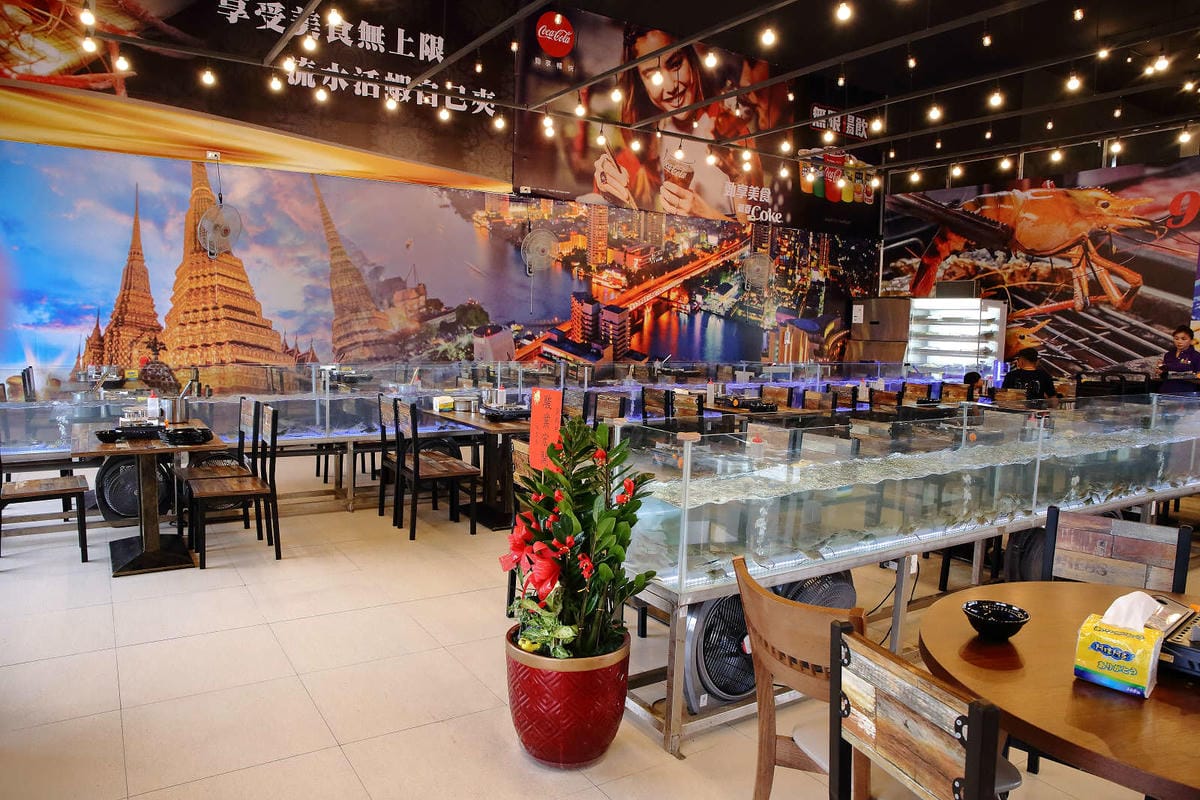 【食。八德】泰蝦樂 水道泰國蝦吃到飽〜八德吃到飽推薦！正宗泰國水道蝦新開幕！泰國蝦現夾現烤+熱炒沙拉吧讓你吃的不要不要的
