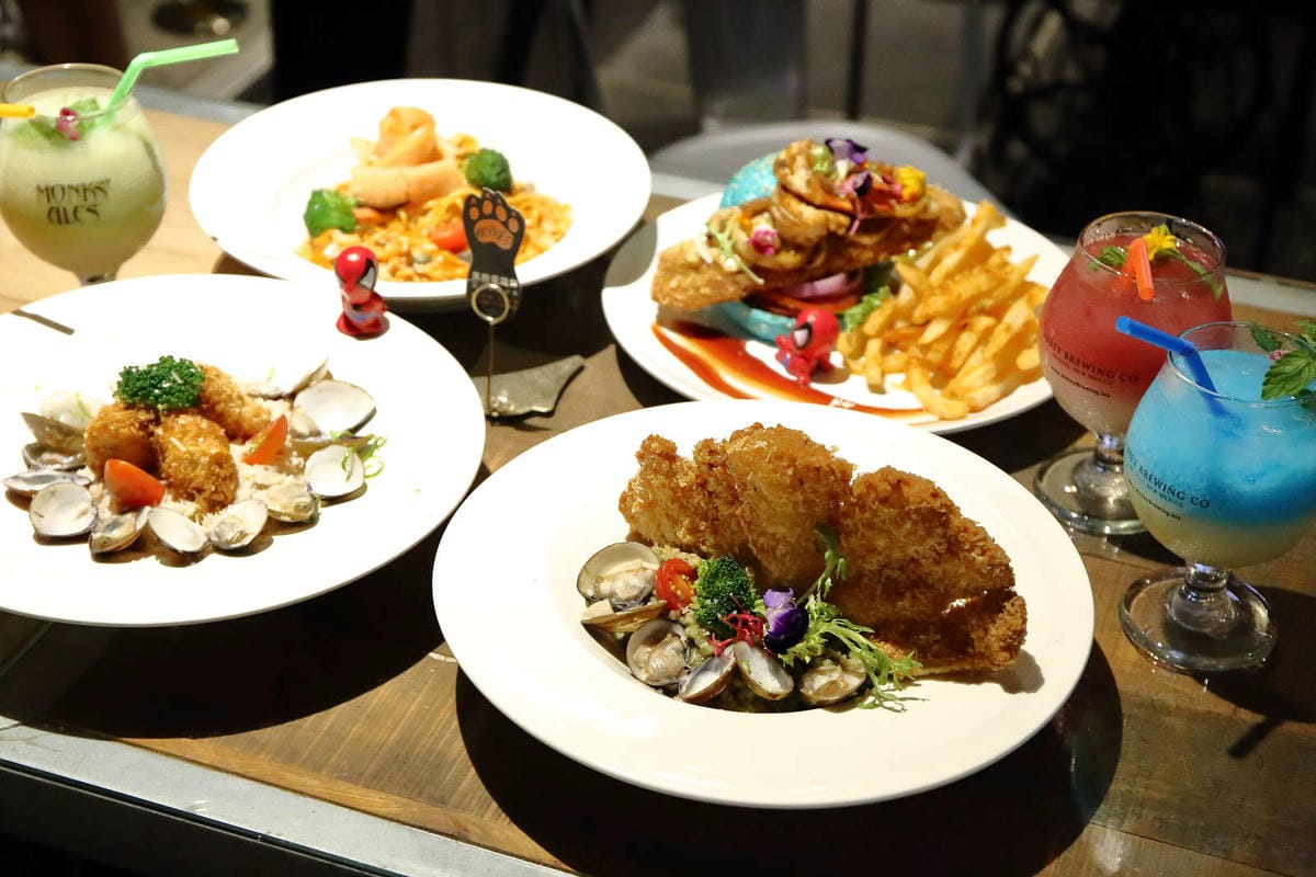 【食。台北】黑熊愛跳舞〜大安美式餐廳。食尚玩家介紹，一定要收藏，超浮誇視覺系人氣美食！(寵物友善)