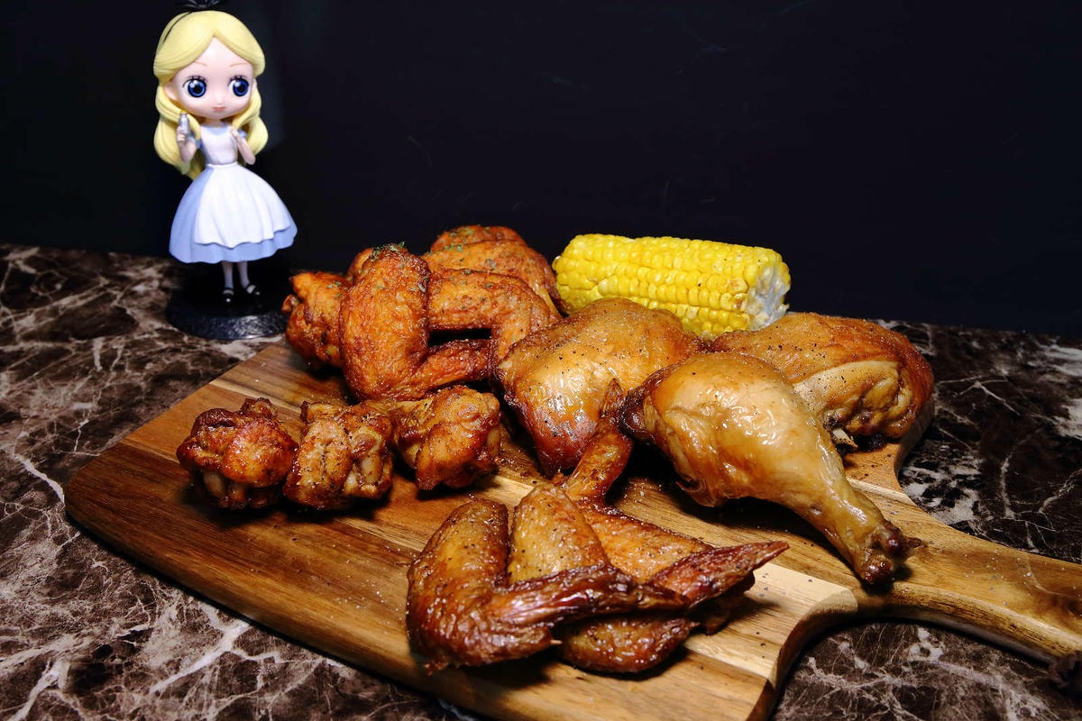 【食。林口】夯立方炙烤雞腿速食店〜國民美食新發現!鮮嫩多汁的獨門義式烤雞,每天採買新鮮雞肉現點現烤,爆漿不吃不可!