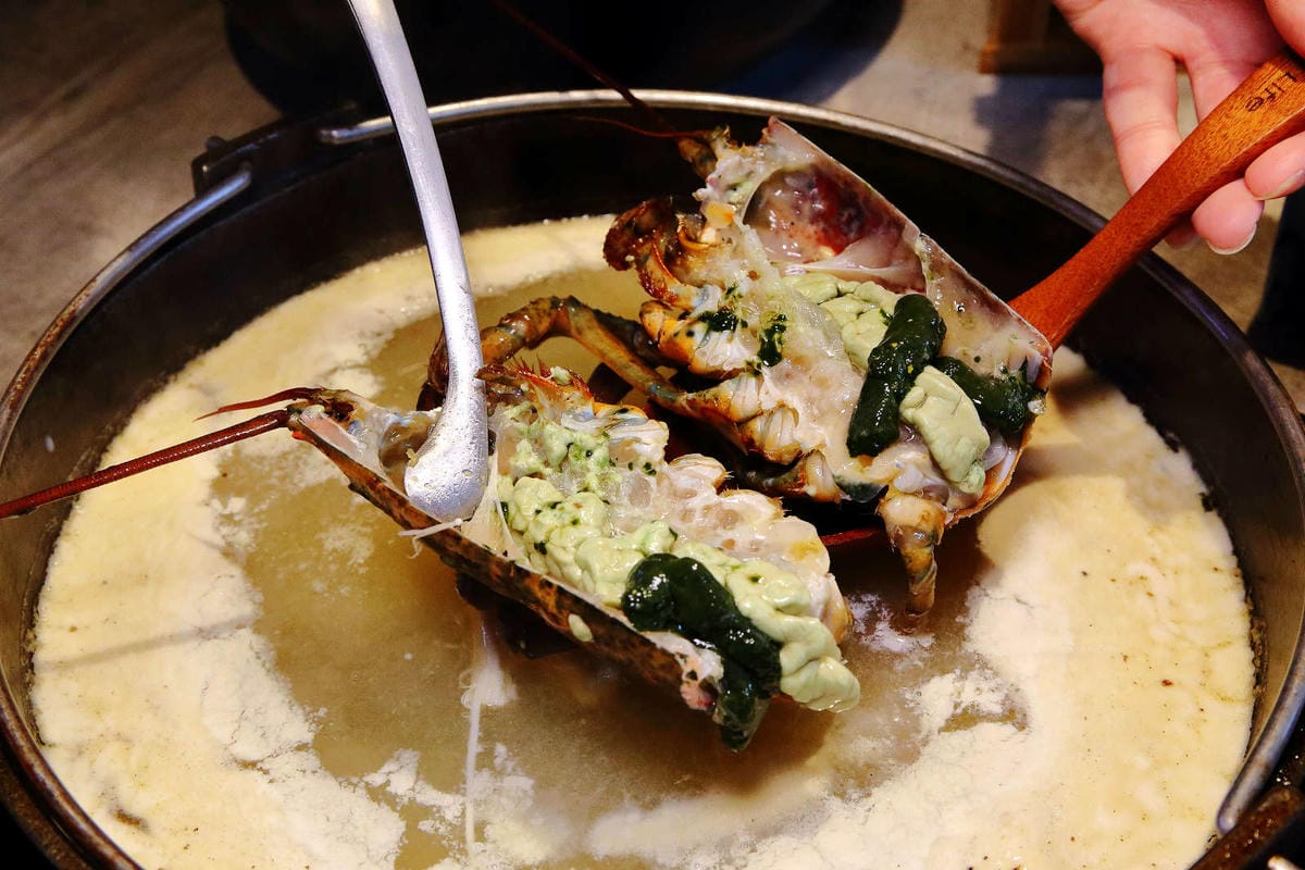 【食。新竹】山上走走日式無菜單海鮮鍋物〜頂級鍋物x創意無菜單日式料理，1000元有找吃得到活龍蝦！