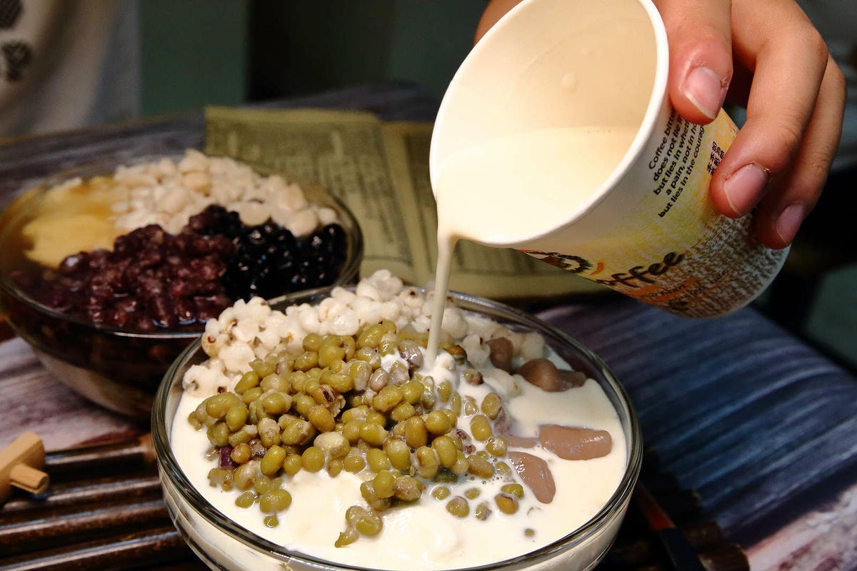 【食。桃園】飴豆棧傳統豆花〜巷弄內的銅板美食,古早味傳統豆花,手工配料真正實在,大碗滿意哦!(已歇業)