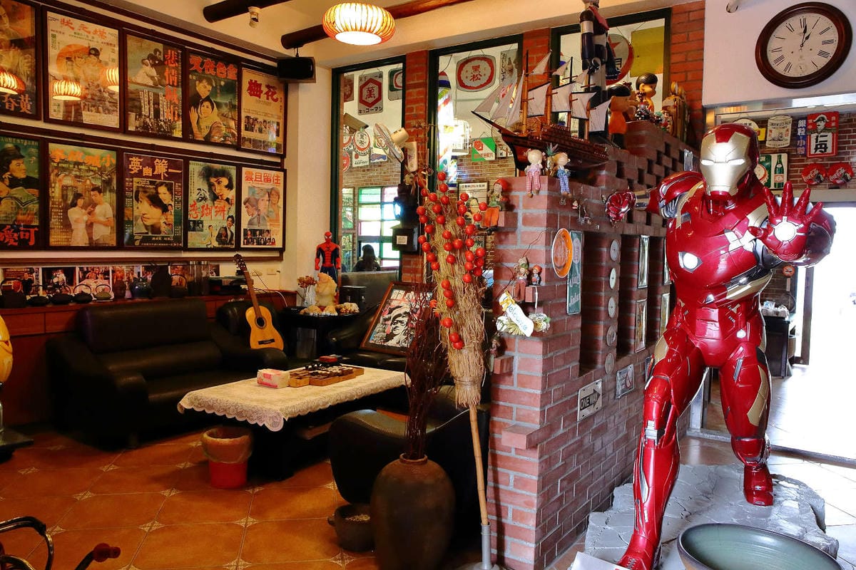 【食。彰化】童年往事莊園民宿〜彰化主題餐廳。懷舊復古餐廳帶我們一同「穿越」回到50年代！(寵物友善民宿+餐廳)