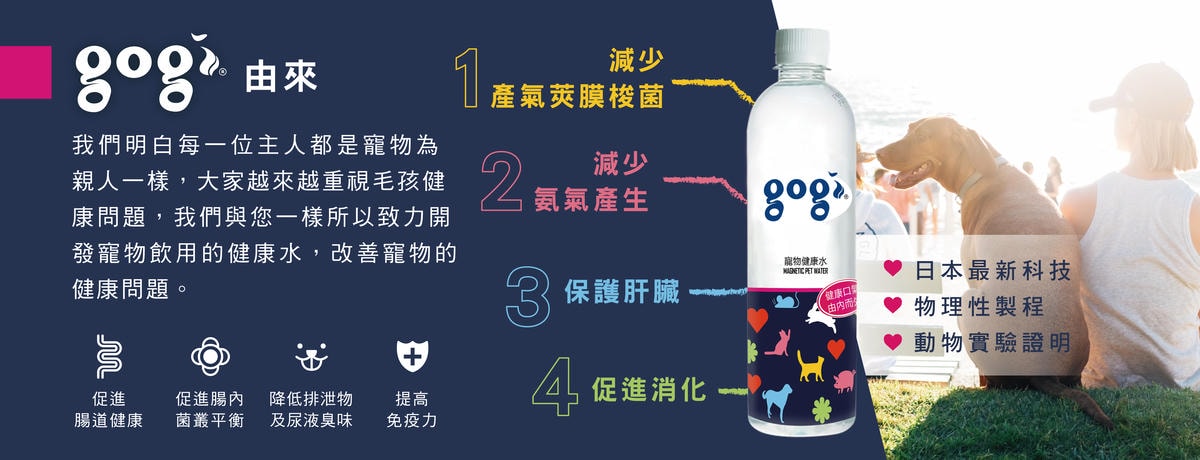 【寵物飲水推薦】Gogi water寵物飲水〜GOGI寵物健康水,來自日本最新的科技,從今天起,讓狗狗愛上喝水!