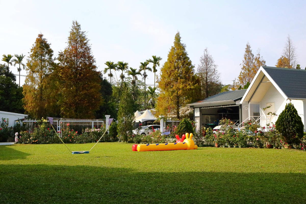 【宿。嘉義】悅來居莊園〜嘉義友善寵物民宿。落羽松森林小木屋、