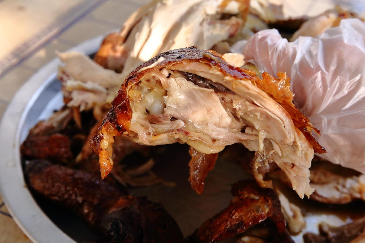 【食。淡水】王家碳烤鋼管雞～注意！有雞會跳鋼管舞！老饕才知道的烤雞，想吃不一定吃得到！