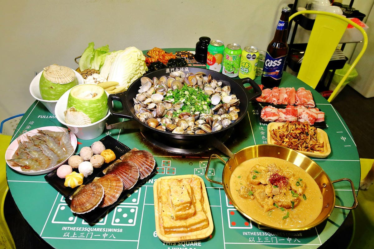 浮誇系卜卜蛤蜊火鍋，全台第一家賭桌風格火鍋，誰才是真正的賭神