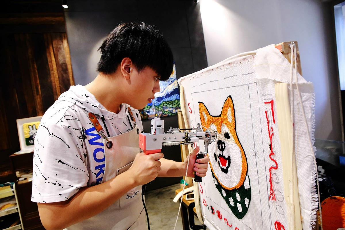 自己的地毯自己做!手作地毯Tufting初體驗!全台灣最大最