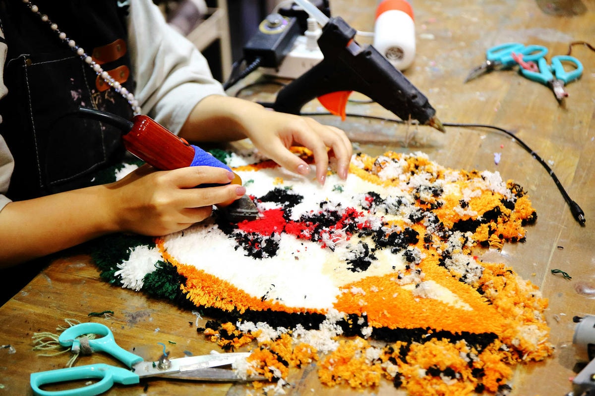 自己的地毯自己做!手作地毯Tufting初體驗!全台灣最大最