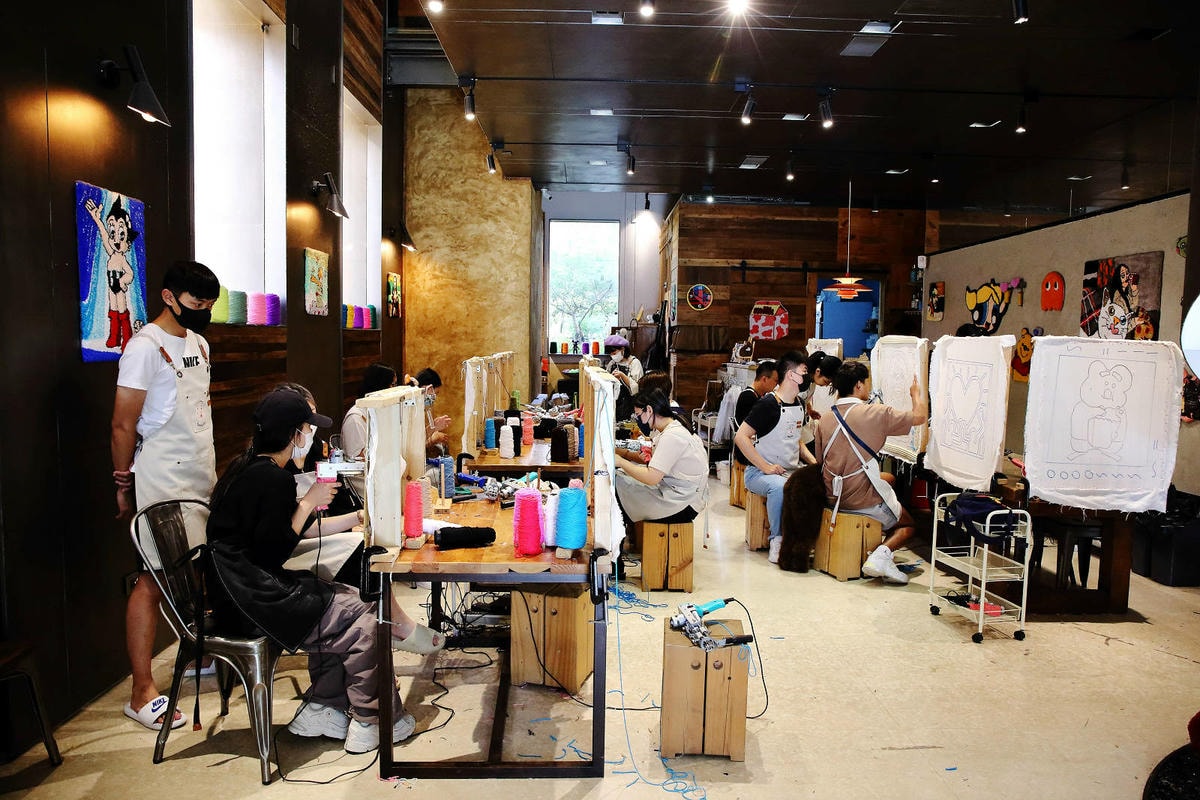 自己的地毯自己做!手作地毯Tufting初體驗!全台灣最大最