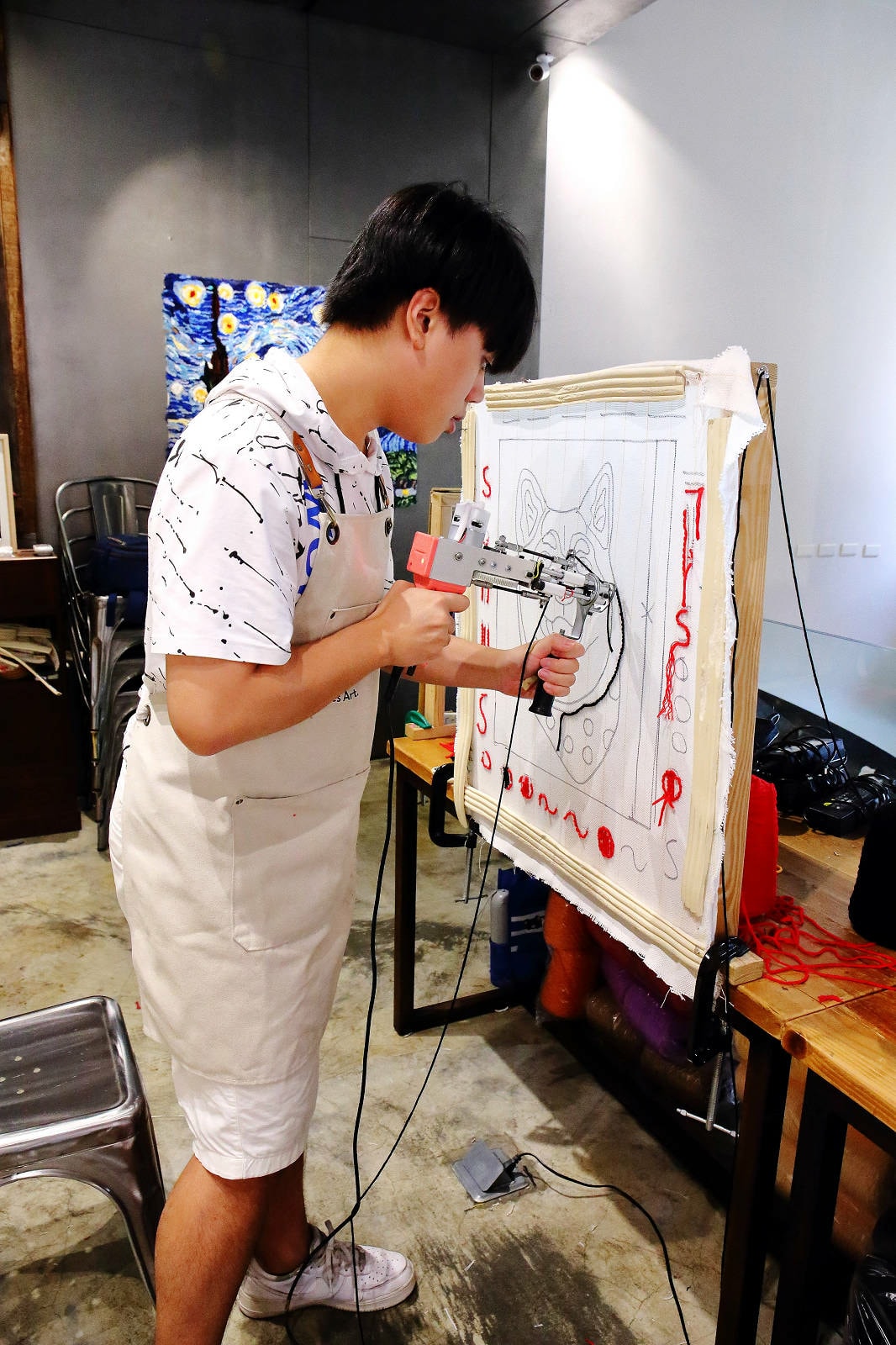 自己的地毯自己做!手作地毯Tufting初體驗!全台灣最大最