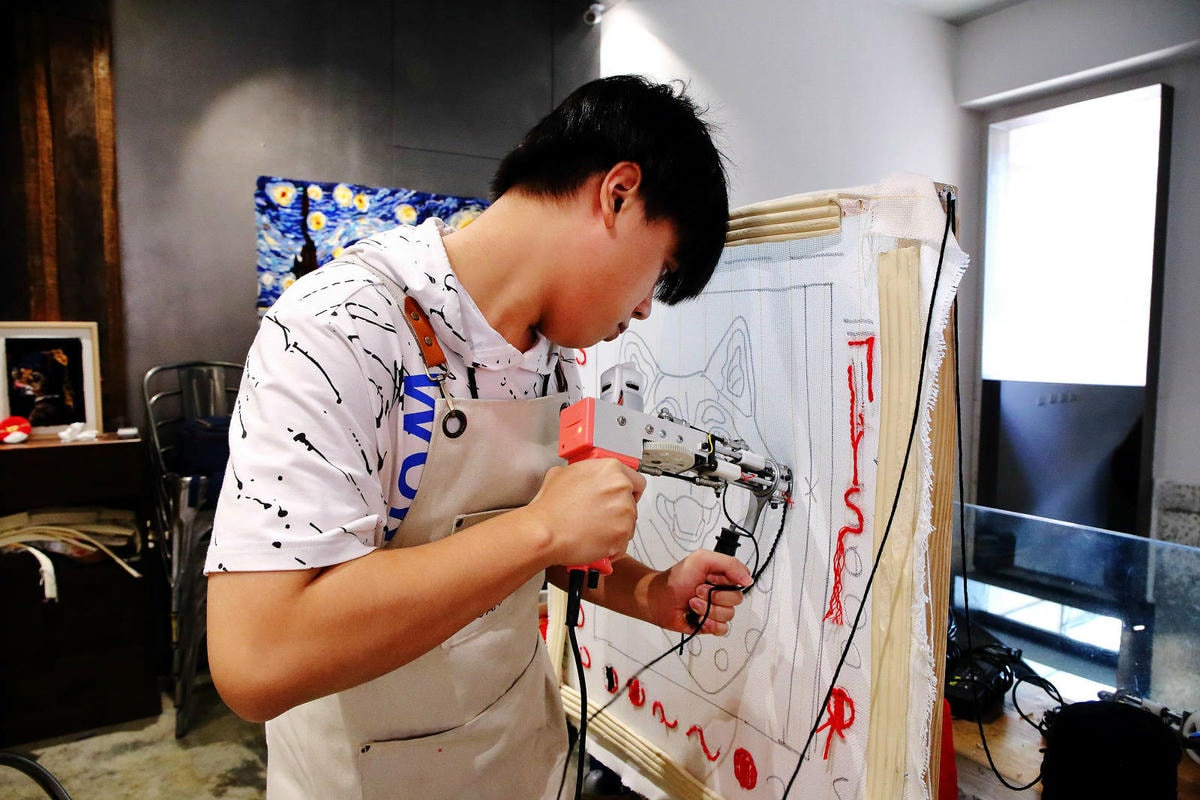 自己的地毯自己做!手作地毯Tufting初體驗!全台灣最大最