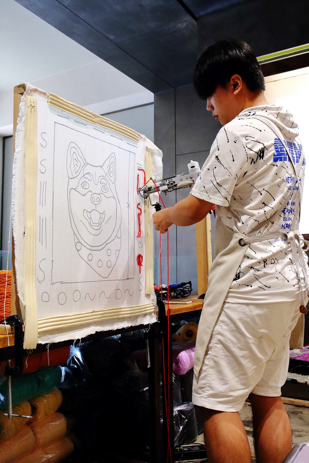 自己的地毯自己做!手作地毯Tufting初體驗!全台灣最大最