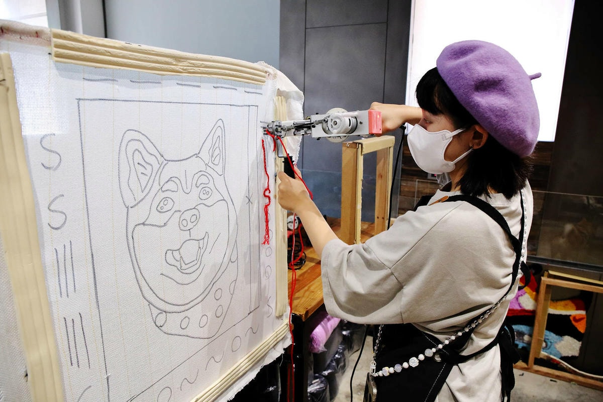 自己的地毯自己做!手作地毯Tufting初體驗!全台灣最大最