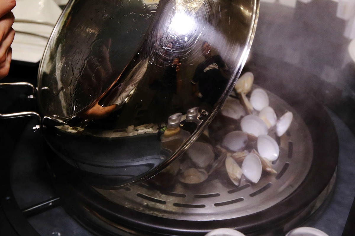 新莊美食推薦,新莊典華濤濤海鮮蒸氣鍋,新鮮海鮮、現蒸現吃,C