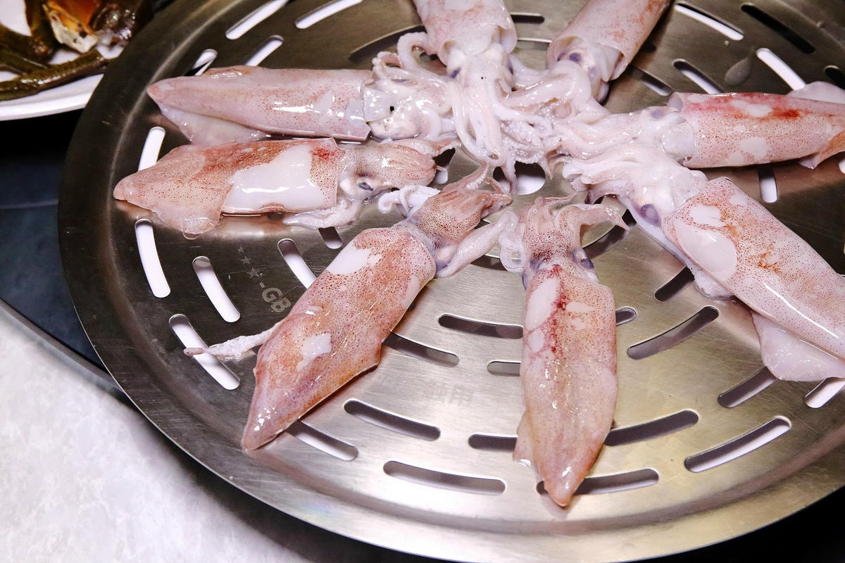 新莊美食推薦,新莊典華濤濤海鮮蒸氣鍋,新鮮海鮮、現蒸現吃,C