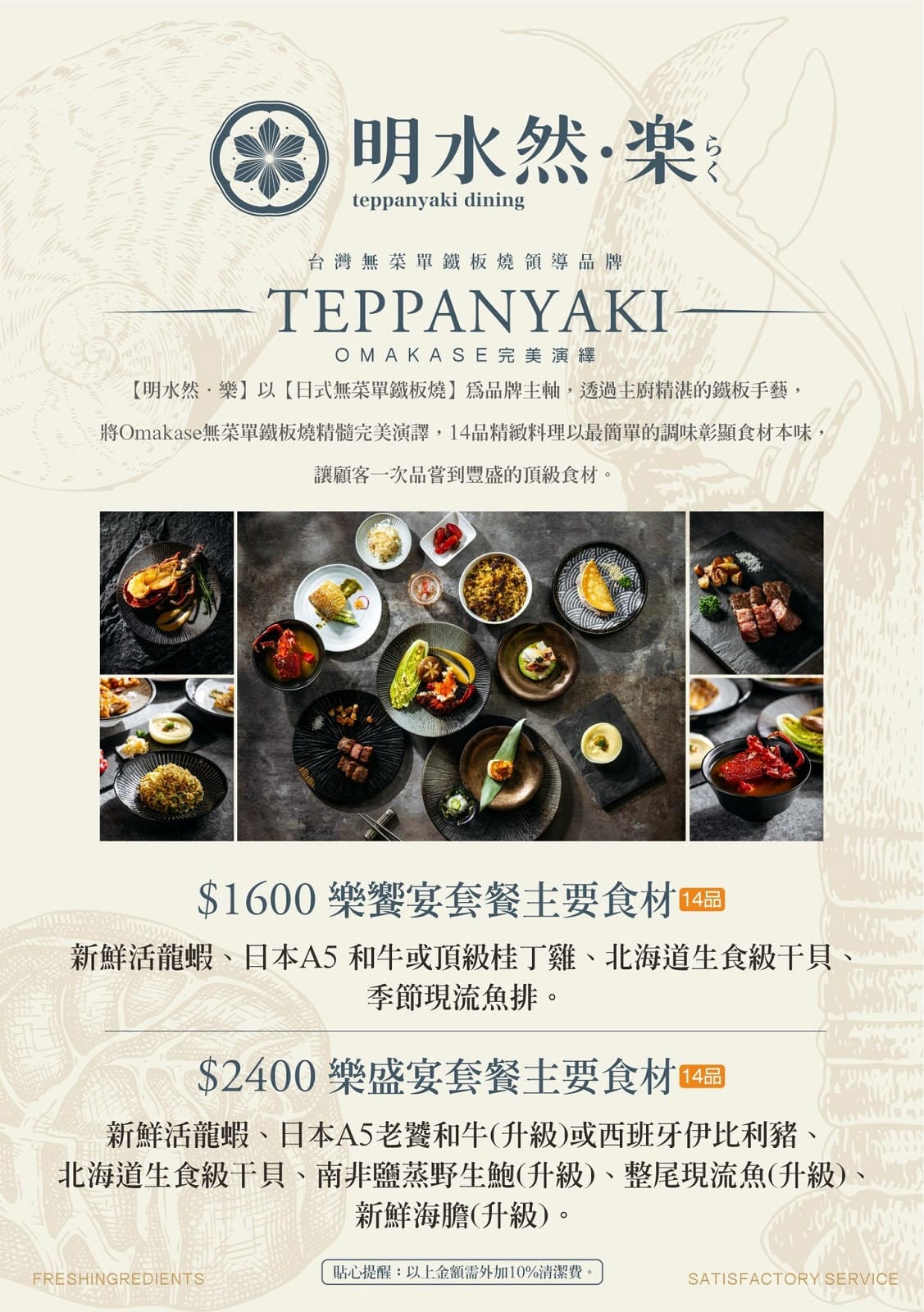 台北一位難求頂級鐵板燒<明水然・樂>插旗新竹｜網路溫度計<此