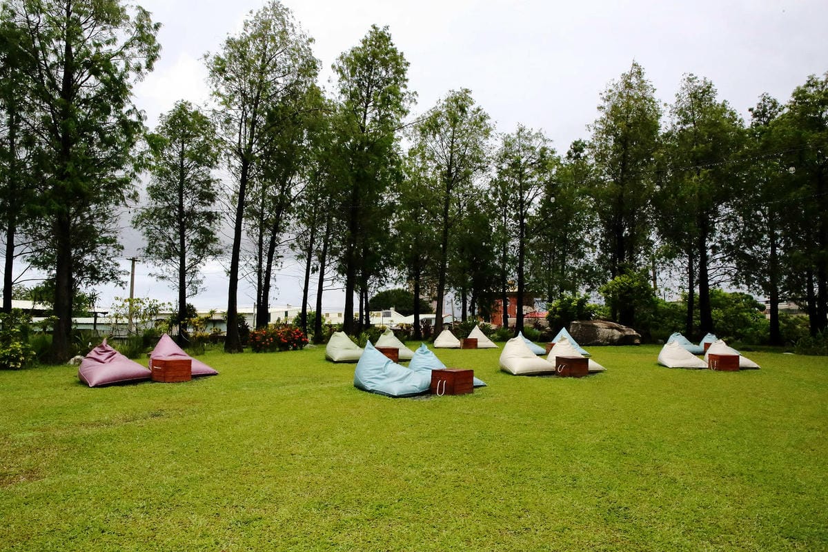 高雄親子景點寵物友善景觀餐廳。喝咖啡看飛機、可愛動物區互動、