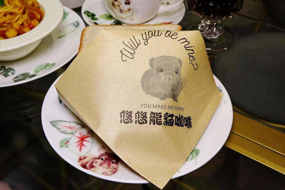 悠悠龍貓咖啡。全台唯一一間龍貓咖啡廳,龍貓卡通本尊活跳跳現身