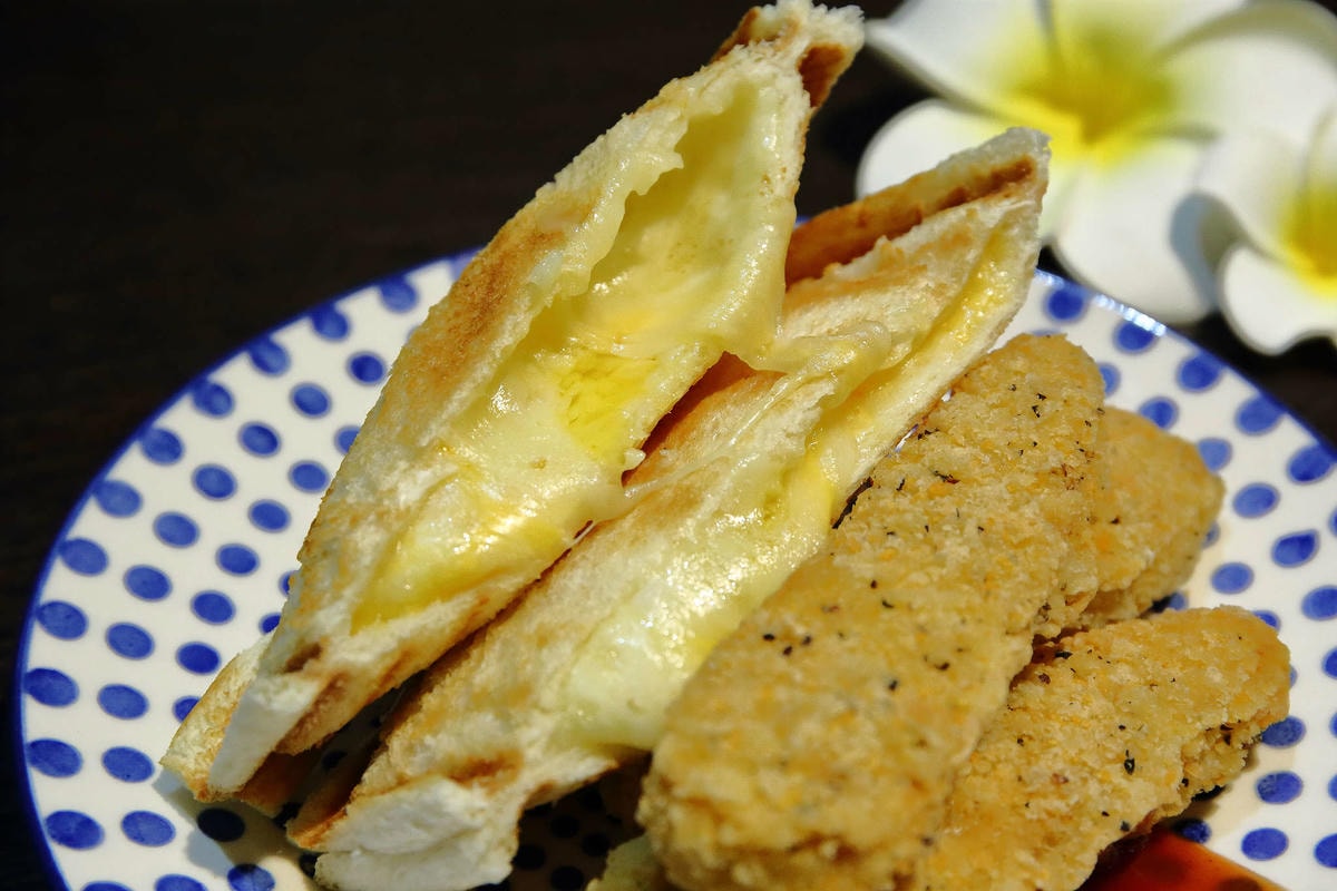 板橋早午餐推薦,食時在在永豐店,熱壓吐司再進化,挑戰傳統挑戰