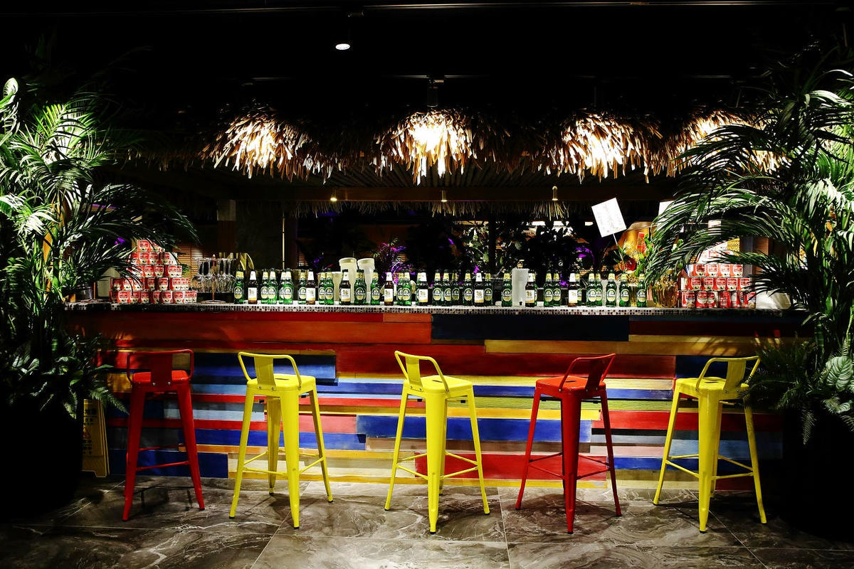 新開幕!泰滾泰式火鍋桃園店,偽出國!熱帶叢林島嶼度假風,霸氣