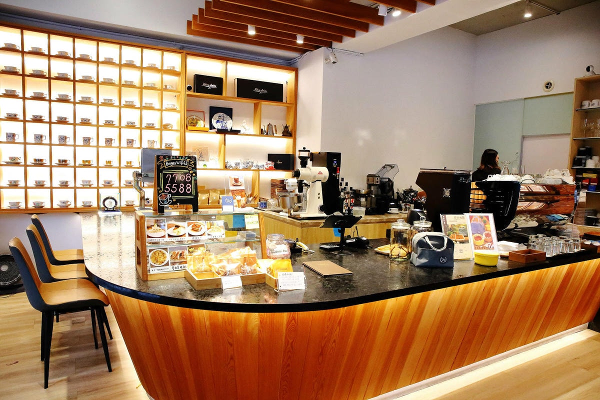 波赫士領地精品咖啡館明水店,台北中山區早午餐推薦,高質感咖啡