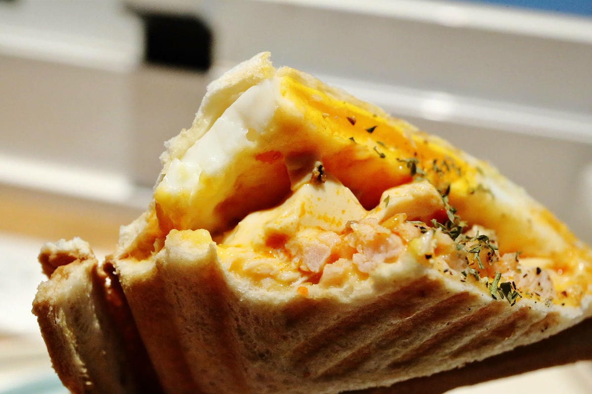 中永和早午餐新選擇,皇后熱壓吐司專賣店,土城必吃的人氣早午餐