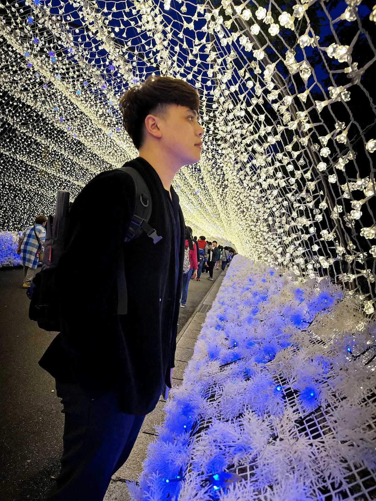 世界級美景,日本最大絢麗夢幻夜間燈光秀,結合花朵與燈飾的「名