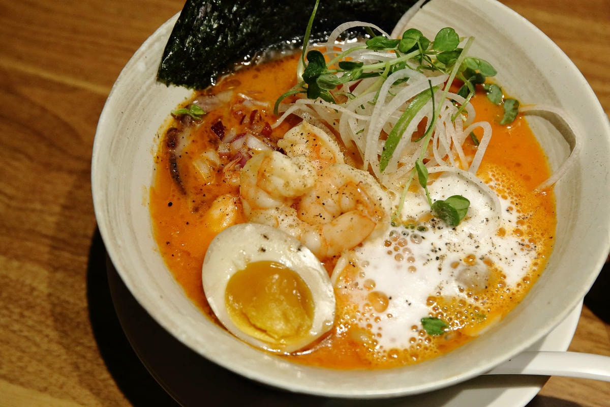 永和新開拉麵店,麵屋有漁永和店主打石斑魚做湯底的魚介系拉麵,