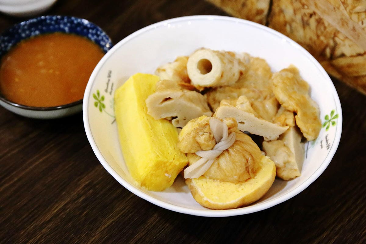 捷運永安市場站巷弄美食〜大關•關東煮，永和的日本平民美食，關