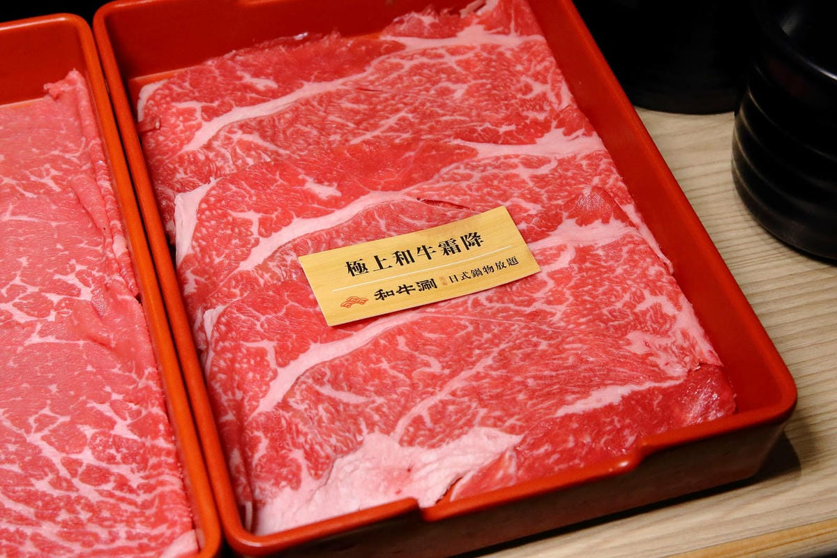 和牛涮日式鍋物放題,2024最新菜單,千元有找和牛吃到飽+鯛 和牛涮日式鍋物放題,2024最新菜單,千元有找和牛吃到飽+鯛