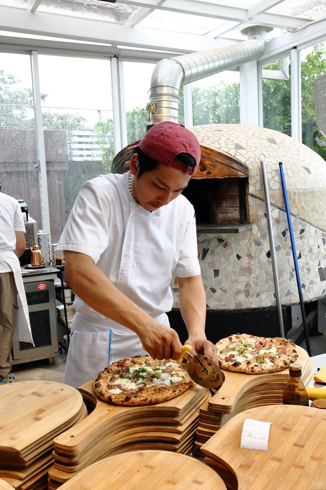 空ㄟ咖啡新竹店，湖口最新景觀餐廳，異國風百萬夜景、室外超大草