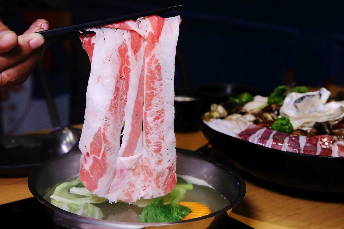 永和火鍋｜火鍋控必收藏！樂野鍋物，CP值超高的海陸雙人套餐超