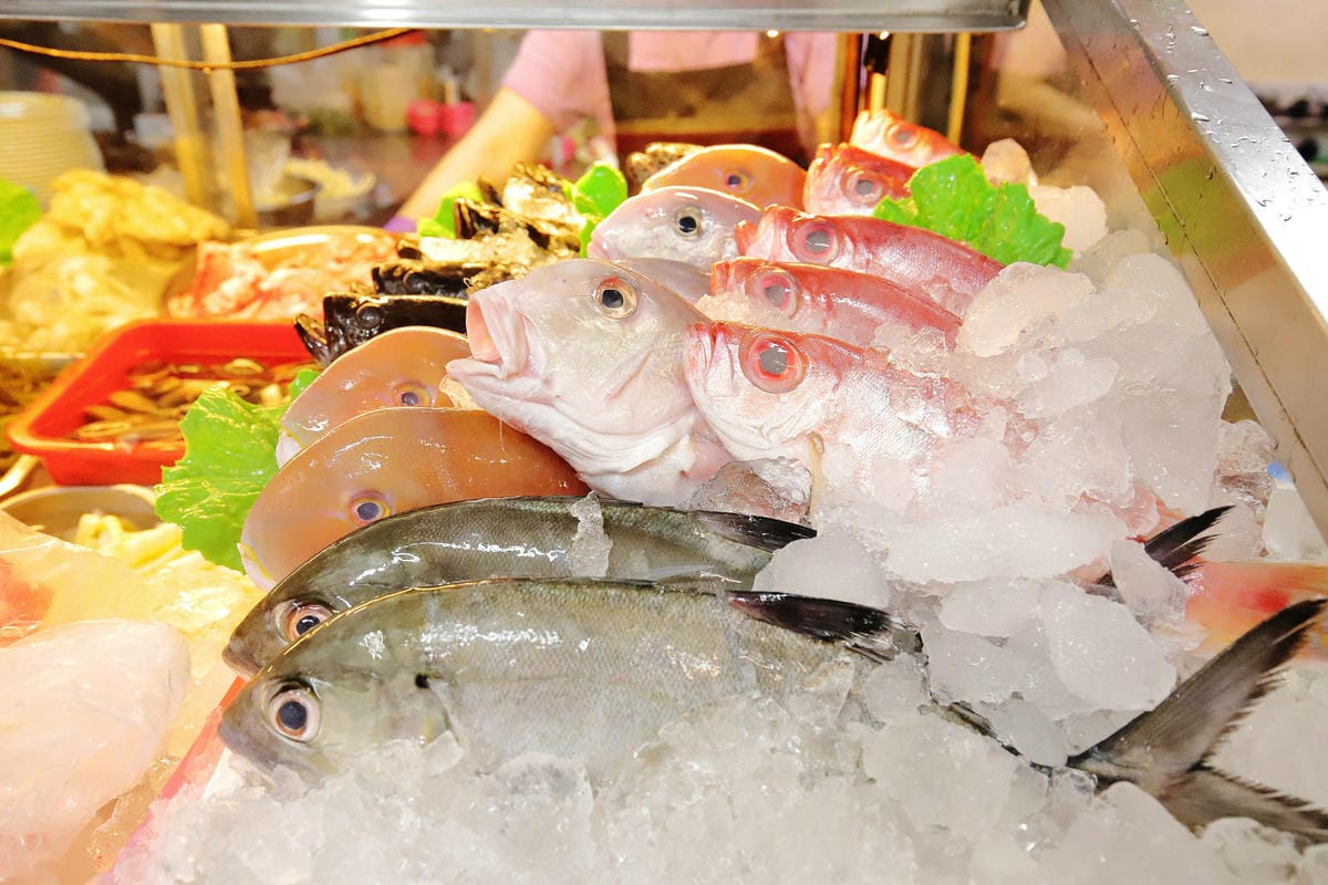 【榮生魚片】基隆成功市場高人氣排隊美食,現切生魚片自己選,平 【榮生魚片】基隆成功市場高人氣排隊美食,現切生魚片自己選,平