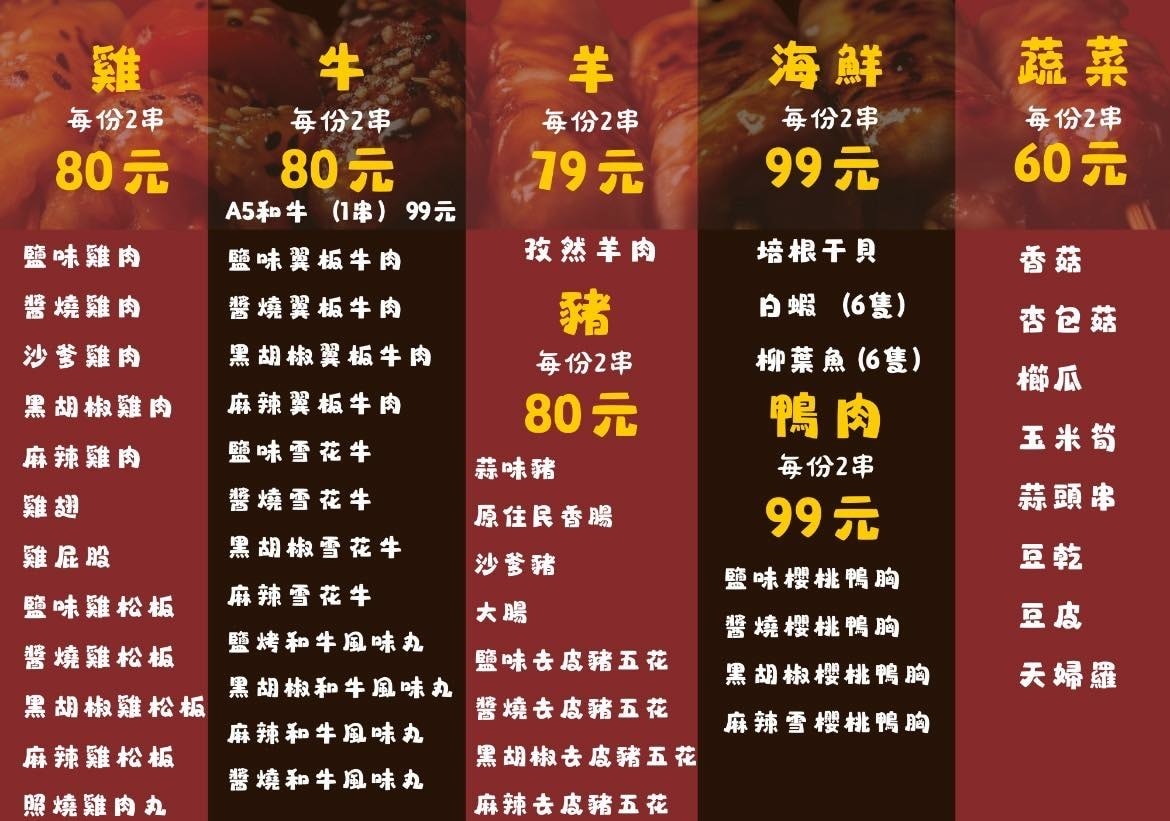 【新開店】串燒自動燒烤搶先吃!一起烤串-想吃什麼串燒放上去就