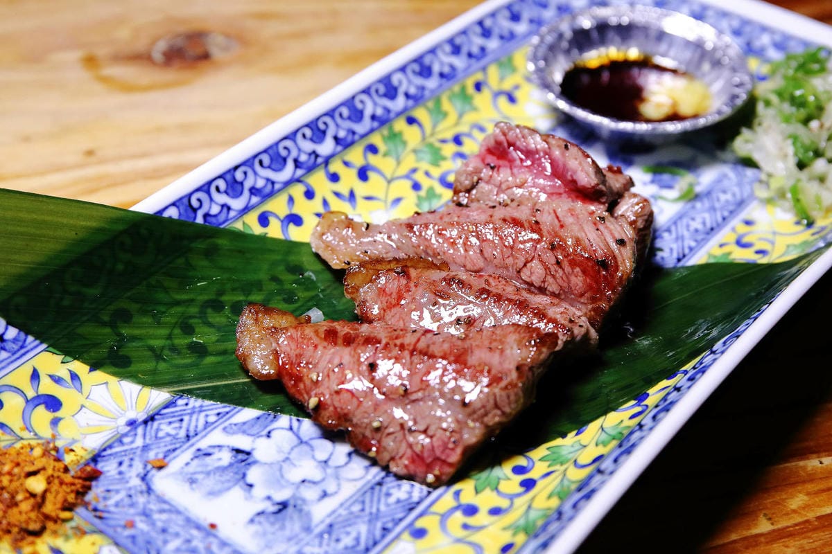 台北日式無菜單料理推薦，建一食堂八品精緻餐點，比臉大的爆卵麵