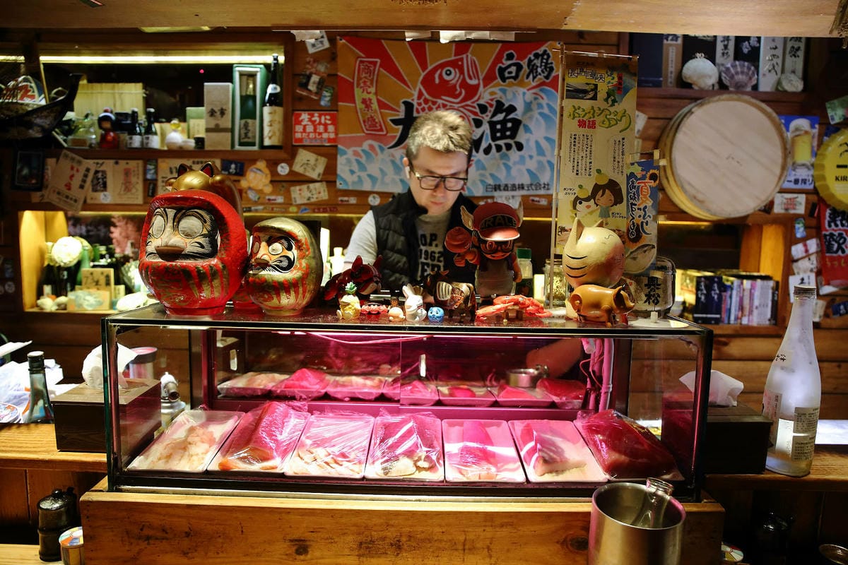 台北日式無菜單料理推薦，建一食堂八品精緻餐點，比臉大的爆卵麵