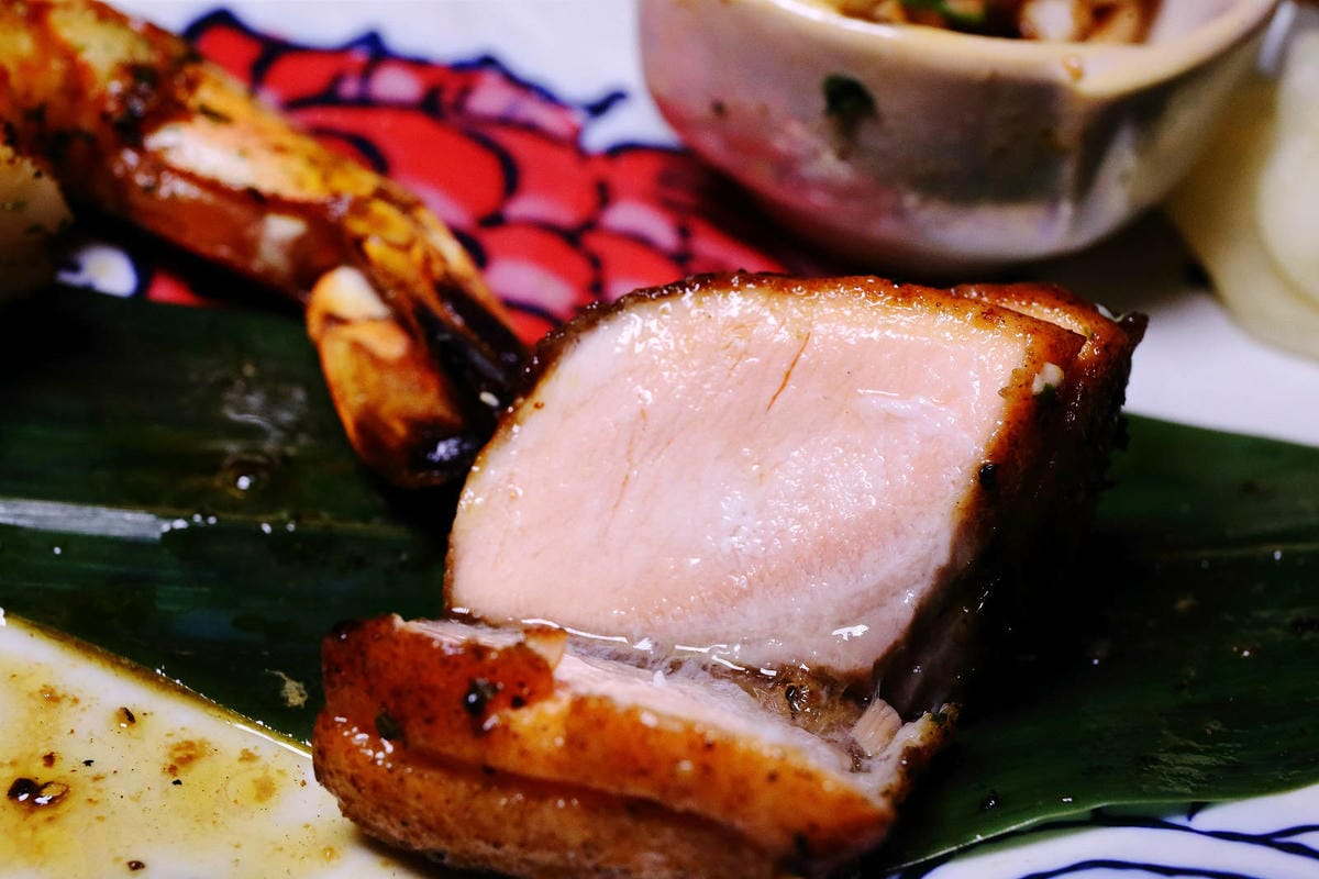 台北日式無菜單料理推薦，建一食堂八品精緻餐點，比臉大的爆卵麵