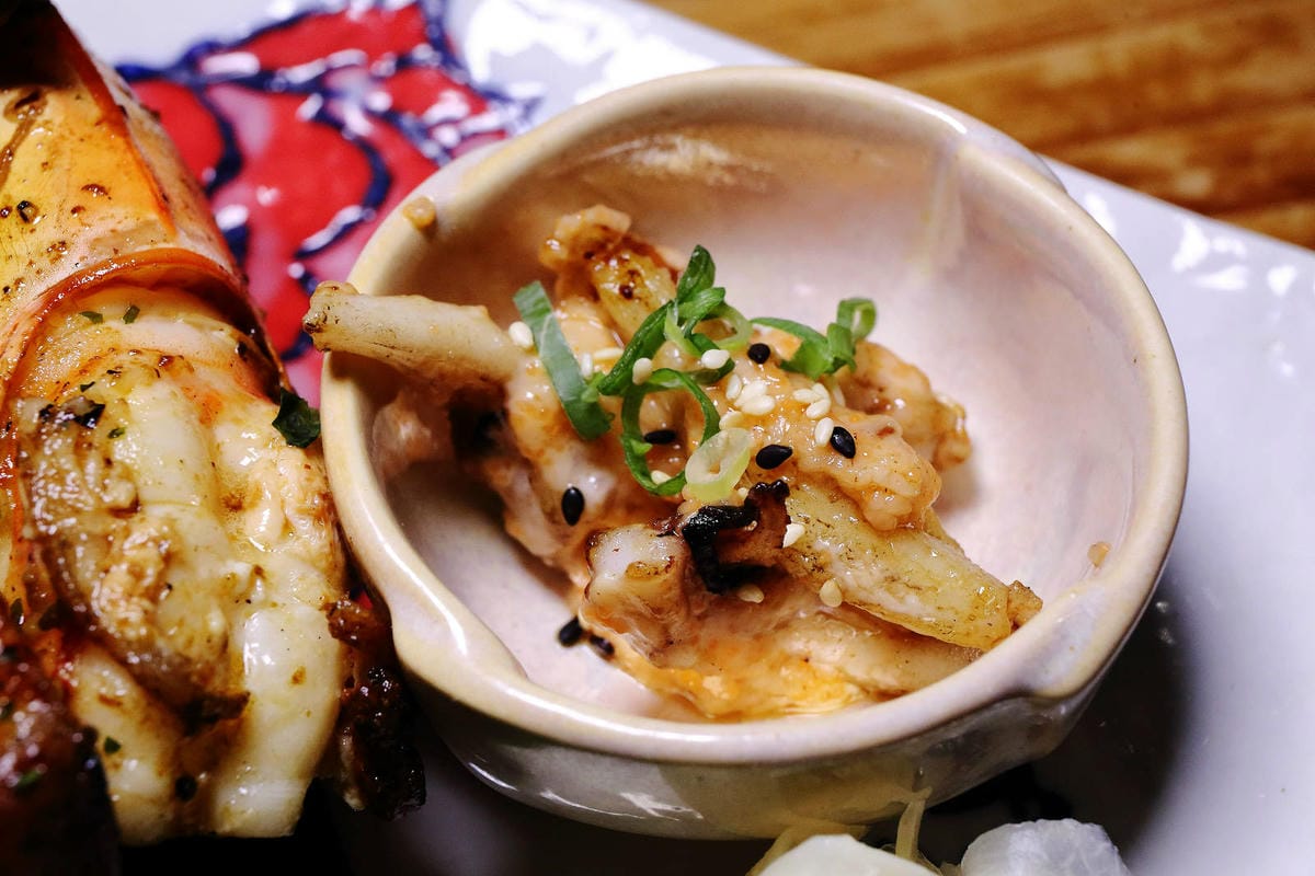 台北日式無菜單料理推薦，建一食堂八品精緻餐點，比臉大的爆卵麵