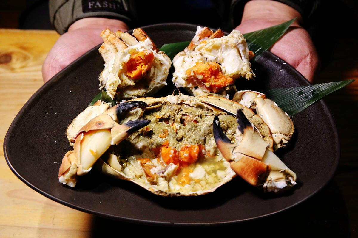 台北日式無菜單料理推薦，建一食堂八品精緻餐點，比臉大的爆卵麵