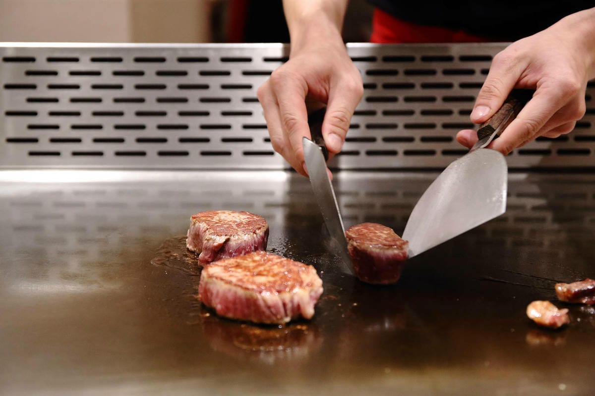 【台北中山美食】御-A鐵板燒，華燈初上拍攝地點，豪華又隱密，