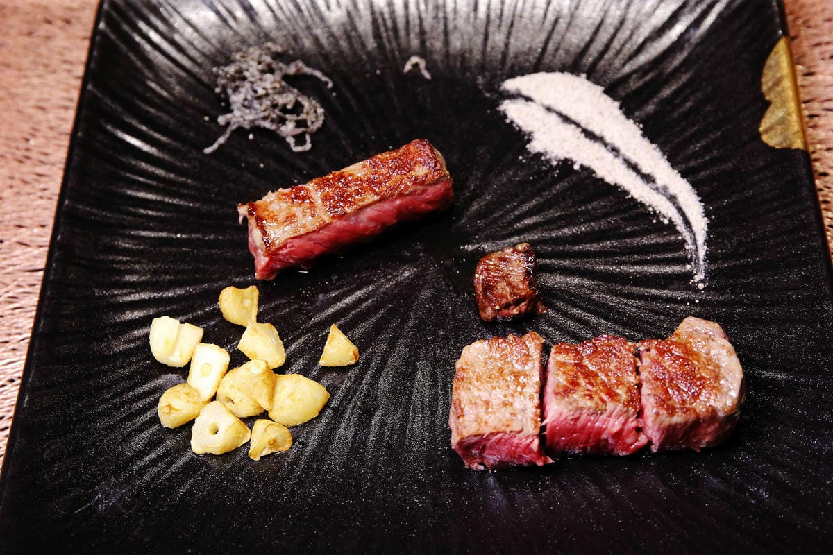 【台北中山美食】御-A鐵板燒，華燈初上拍攝地點，豪華又隱密，