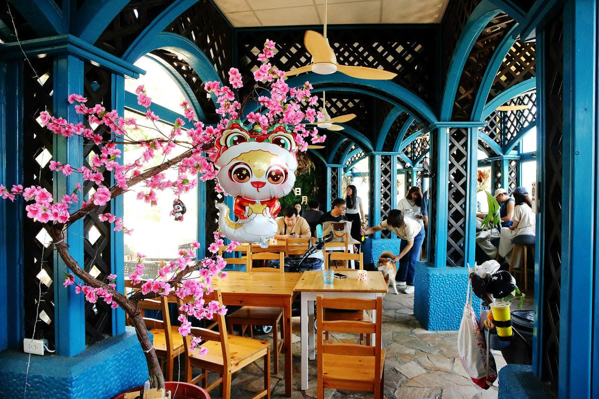 日月潭景觀餐廳推薦，眺Tiao，水社碼頭咖啡廳，270度湖景