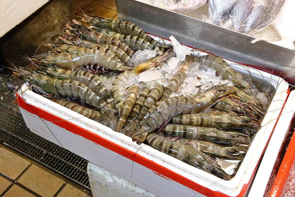 全新龜吼漁夫市集，一樓32攤生鮮攤位、二樓12家代客料理餐廳