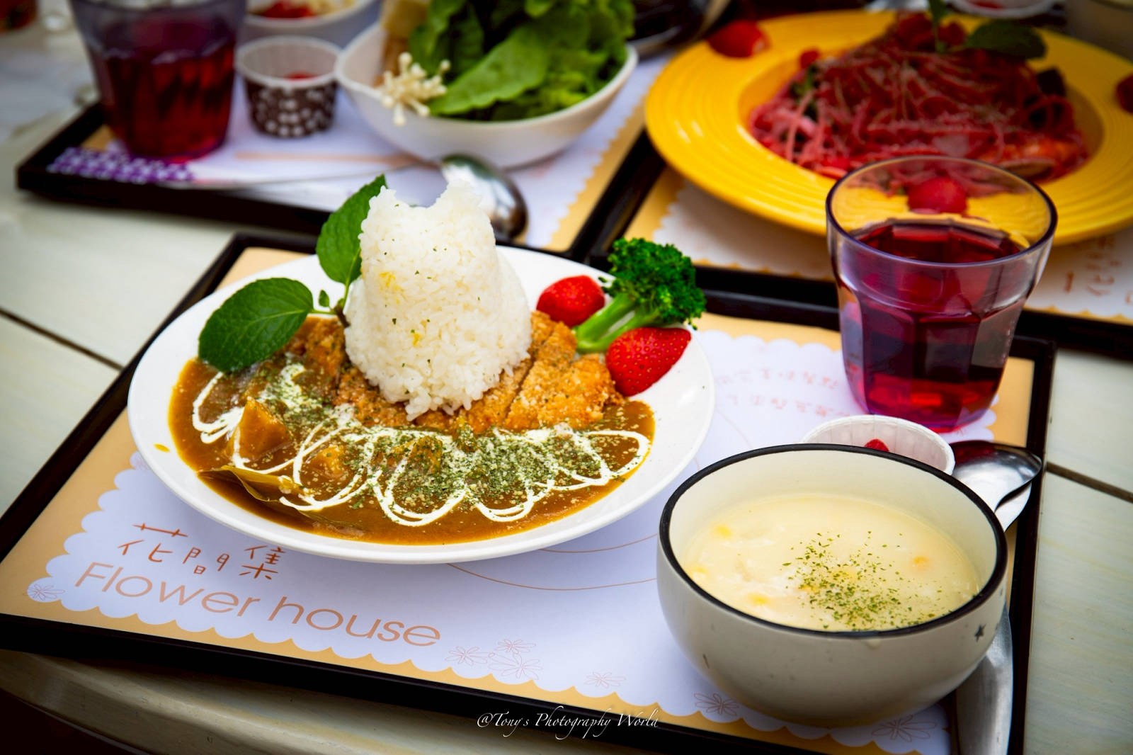 苗栗大湖特色美食-花間集輕食小館，日系鄉村雜貨風格，品嚐全草莓大餐