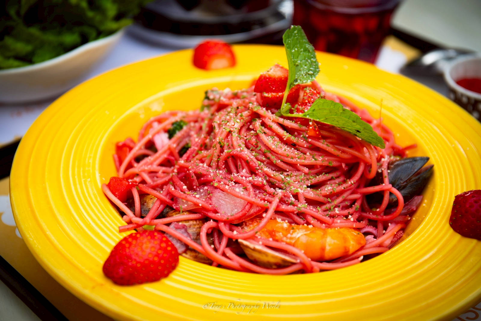 苗栗大湖特色美食-花間集輕食小館，日系鄉村雜貨風格，品嚐全草莓大餐
