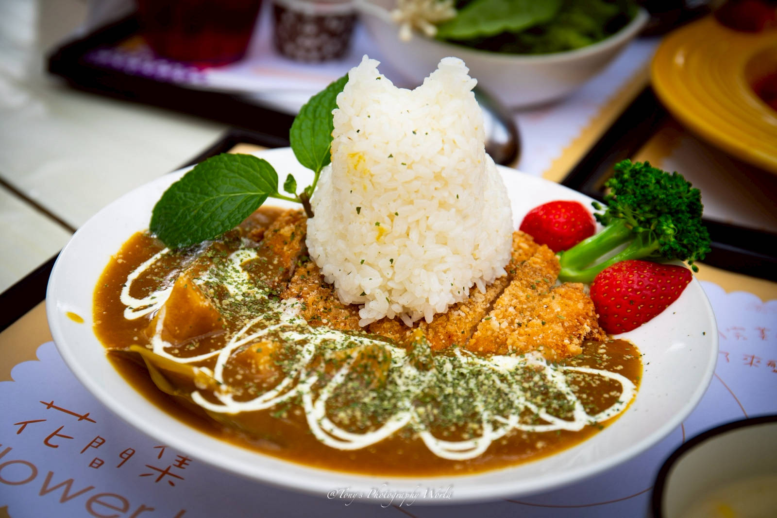 苗栗大湖特色美食-花間集輕食小館，日系鄉村雜貨風格，品嚐全草莓大餐