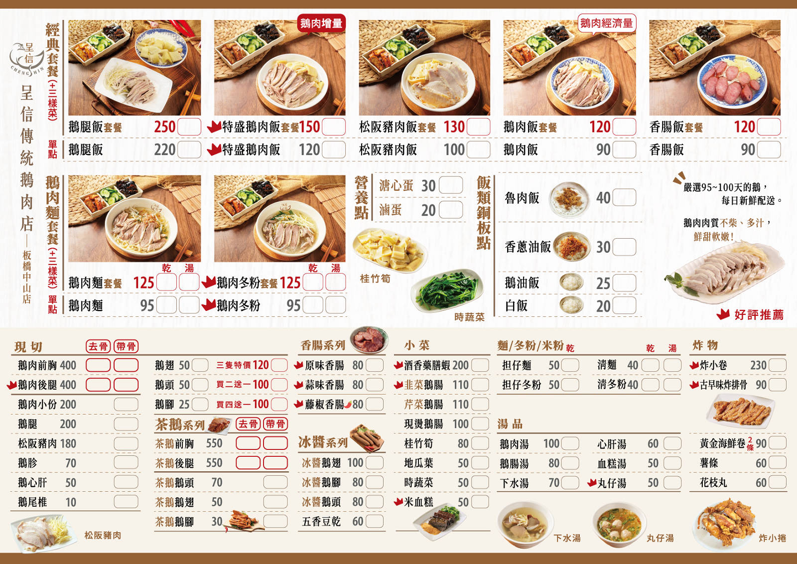 【板橋美食】呈信鵝肉板橋中山店，永和排隊名店「呈信鵝肉」終於來板橋開店拉，百元小吃鵝肉飯，上班族的美食口袋名單！