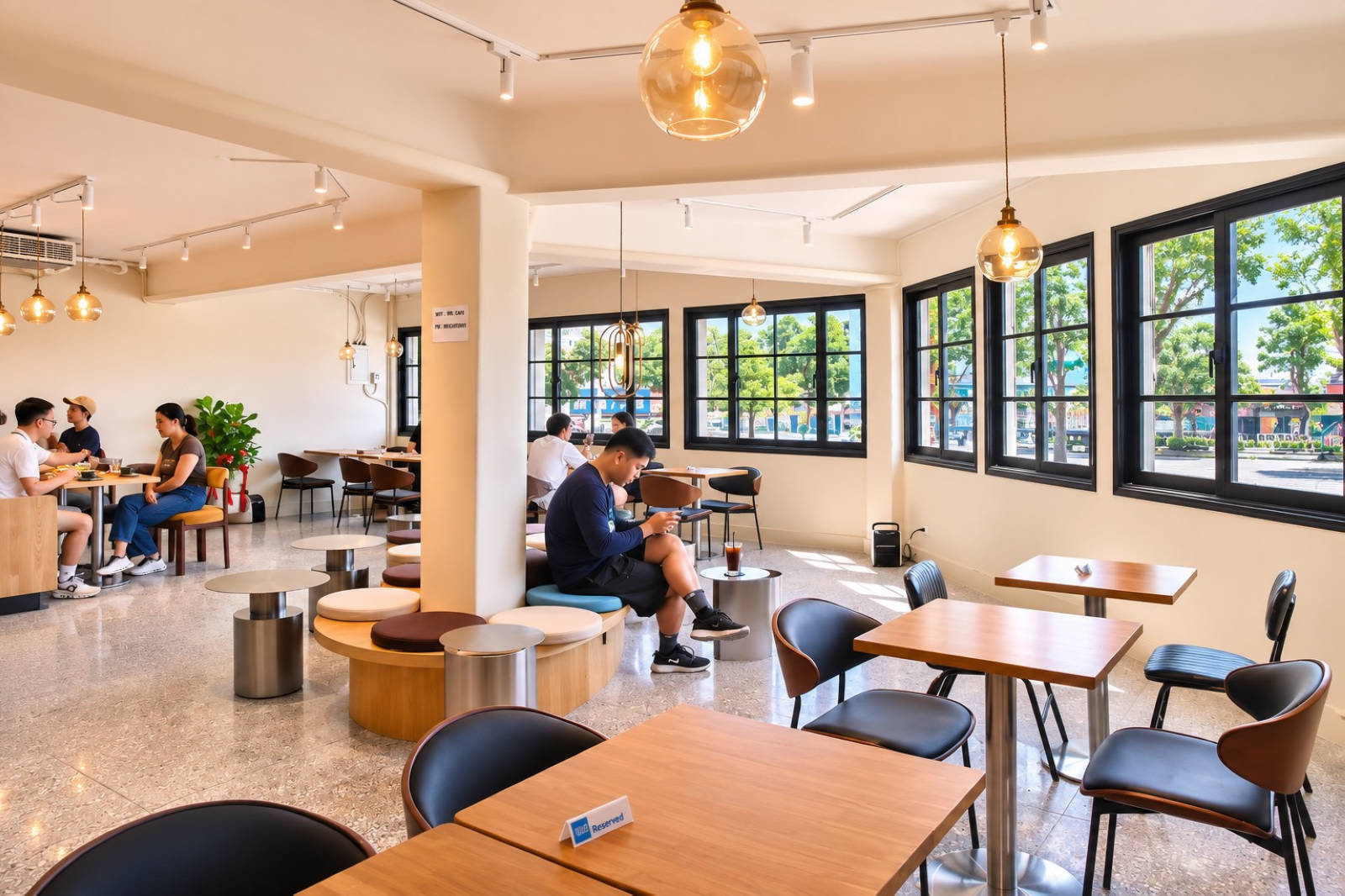 【松山早午餐】人氣必吃台北早餐！波赫士領地精品咖啡館，松山機場必吃早午餐，看飛機的同時，還能吃美食喔！